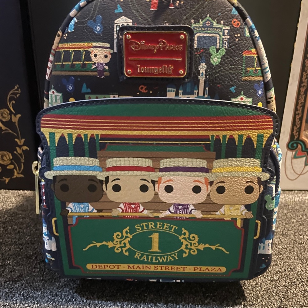 Dapper Dans Loungefly Mini Backpack – Main Street U.S.A.